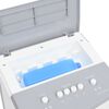 vidaXL Răcitor de aer portabil 3 în 1, alb, 264x255x680 mm, 80 W