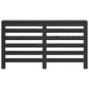 vidaXL Capac pentru radiator Stejar Negru 149 x 20 x 82 cm