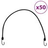 vidaXL Corzi elastice cu benzi reflectorizante/c&acirc;rlige 50 buc. 88 cm