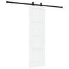 vidaXL Ușă glisantă ORKDAL 61 x 198,5 cm Lemn prelucrat Alb și negru