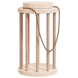 vidaXL Hrănitor pentru f&acirc;n de iepuri, &Oslash;15x25,5 cm, lemn masiv brad