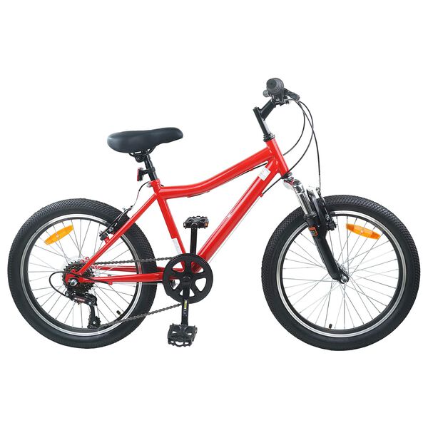 vidaXL Bicicletă pentru Copii 20 Inci 6-Speed pentru 6-11 ani Roșu