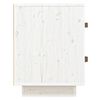 vidaXL Noptiere, 2 buc., alb, 40x34x45 cm, lemn masiv de pin