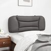 vidaXL Pernă pentru tăblie, Hvar, gri, 100 cm, piele artificială