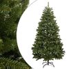 vidaXL Brad de Crăciun artificial cu suport și balamale, verde, 270 cm