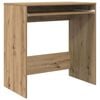vidaXL Birou Stejar Artizanal Lemn compozit 77.5 x 43 x 79 cm