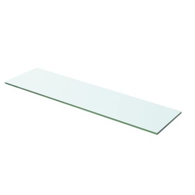 vidaXL Raft din sticlă transparentă, 60 x 12 cm