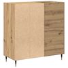 vidaXL Dulap pentru discuri de vinil stejar artizanal 85 x 38 x 89 cm