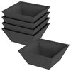 vidaXL Vază pentru Grădină 5 buc. Negru 40 x 40 x 15 cm