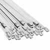 vidaXL Legătură pentru cablu 50 buc. 4,6 x 250 mm Argintiu