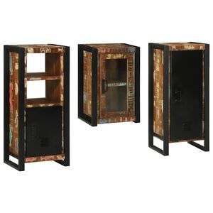 vidaXL Set de mobilier pentru baie 3 buc. Multicolour 40 x 35 x 90 cm