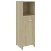 vidaXL Dulap de baie, stejar Sonoma, 30x30x95 cm, lemn prelucrat