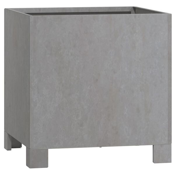 vidaXL Jardinieră cu picioare, 2 buc, ruginiu, 30x30x30cm, oțel corten