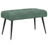 vidaXL Bancă cu butoane capitonate Verde Mării 80 x 40 x 46 cm Catifea