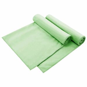 vidaXL Prosoape pentru scaune de exterior 2 pcs Verde 130 x 60 cm
