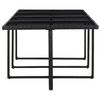 vidaXL Set mobilier de exterior cu perne, 13 piese, negru, poliratan