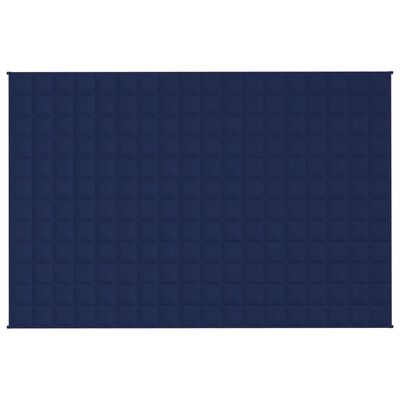 vidaXL Pătură cu greutăți, albastru, 120x180 cm, 5 kg, material textil