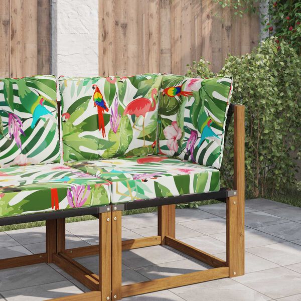 vidaXL Perna pentru canapea de exterior 3 pcs colorat Poliester