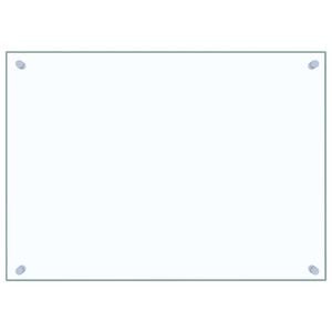 vidaXL Panou antistropi bucătărie transparent 70x50 cm sticlă securiz.