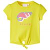 vidaXL Tricou pentru copii, galben, 104