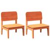 vidaXL Scaune grădină 2 buc maro ceară 60x52,5x72 cm lemn masiv de pin
