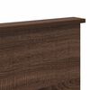 vidaXL Tăblie cap cu headboard Stejar &icirc;nchis 120 cm Lemn compozit