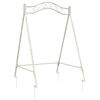 vidaXL Cadru de Că swings Alb Antic 113 x 121,5 x 168 cm Oțel