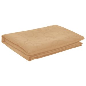 vidaXL Țesătură pentru masă Dreptunghiular Bej 110 x 140 cm