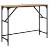 vidaXL Masă de consolă Stejar Artizanal 100 x 32 x 75 cm