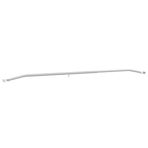 vidaXL Brățară de prelată pentru remorci Argintiu 136-218 cm