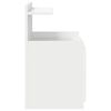 vidaXL Noptiere 2 buc. cu 2 sertare, alb, 40x36,5x62 cm