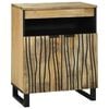 vidaXL Bufet cu sertar Maro 60 x 33 x 75 cm Lemn masiv de mango