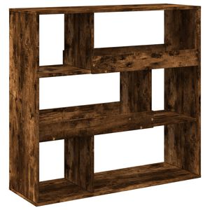 vidaXL Separator cameră, stejar fumuriu, 100x33x94,5cm, lemn prelucrat