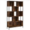 vidaXL Bibliotecă, stejar fumuriu, 102x28x172 cm, lemn prelucrat