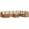 vidaXL Seturi de canapele natural Lemn Solid de Acacia