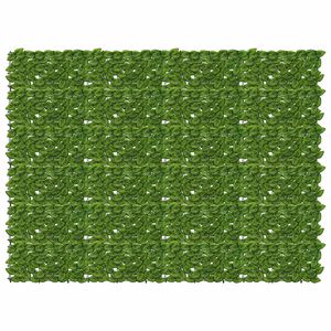 vidaXL Ecran de balcon cu frunze Verde și galben 200 x 150 cm