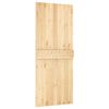 vidaXL Ușă NARVIK natural 85 x 210 cm Lemn de Pin Solid