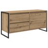 vidaXL Cabinet TV 100 x 36 x 49.5 cm Stejar Artizanal Lemn prelucrat
