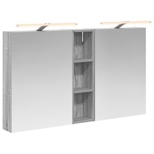 vidaXL Set dulap baie 3 buc. 120 x 14,5 x 70 cm Lemn prelucrat