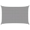 vidaXL P&acirc;nză de umbră 3 x 5 m HDPE Dreptunghiular Antracit și Alb