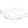 vidaXL Perne de Șezut 4 pcs Maro 40 x 40 x 12 cm țesătură