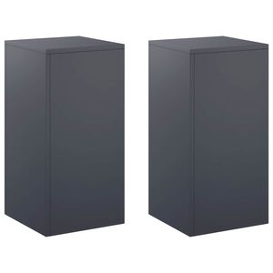 vidaXL Suport pentru plante 2 pcs Antracit 30 x 30 x 60 cm