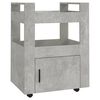 vidaXL Cărucior de bucătărie gri beton 60x45x80 cm lemn prelucrat