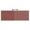 vidaXL Copertină laterală retractabilă de terasă, maro, 220x600 cm