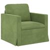vidaXL Canapea 2 pcs Verde deschis