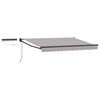vidaXL Cort electric retractabil Gri deschis și antracit 2,5 x 2 m