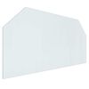 vidaXL Placă de sticlă pentru semineu Transparent 120 x 60 cm Sticlă