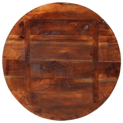 vidaXL Blat de masă rotund, Ø 70x3,8 cm, lemn masiv reciclat