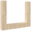 vidaXL Set de dulapuri TV, 6 piese, stejar sonoma, lemn prelucrat