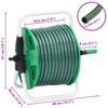 vidaXL Tambur furtun autonom verde set racorduri furtun 0,5" 50 m PVC